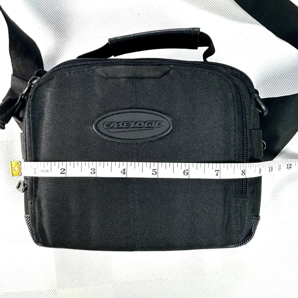 Case Logic Black Padded Camera Carrying Case Fanny Pack Adjustable Compartments